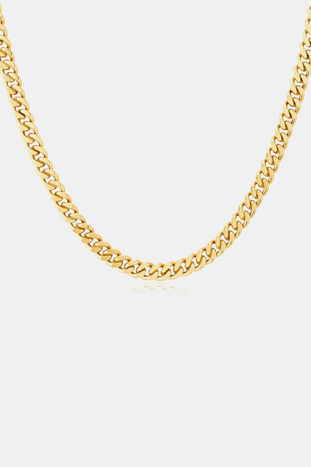 18K Gold Plated Curb Chain Necklace - Kaaya Closet