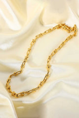 18K Stainless Steel U-Shape Chain Necklace - Kaaya Closet