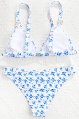 Floral Ring Detail Bikini Set